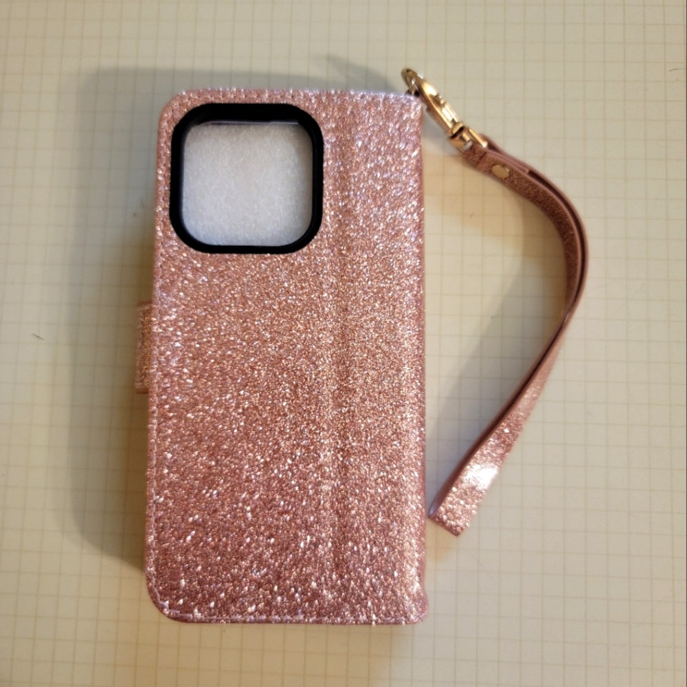NEW IPhone 14plus case/wallet rose gold - Picture 2 of 5